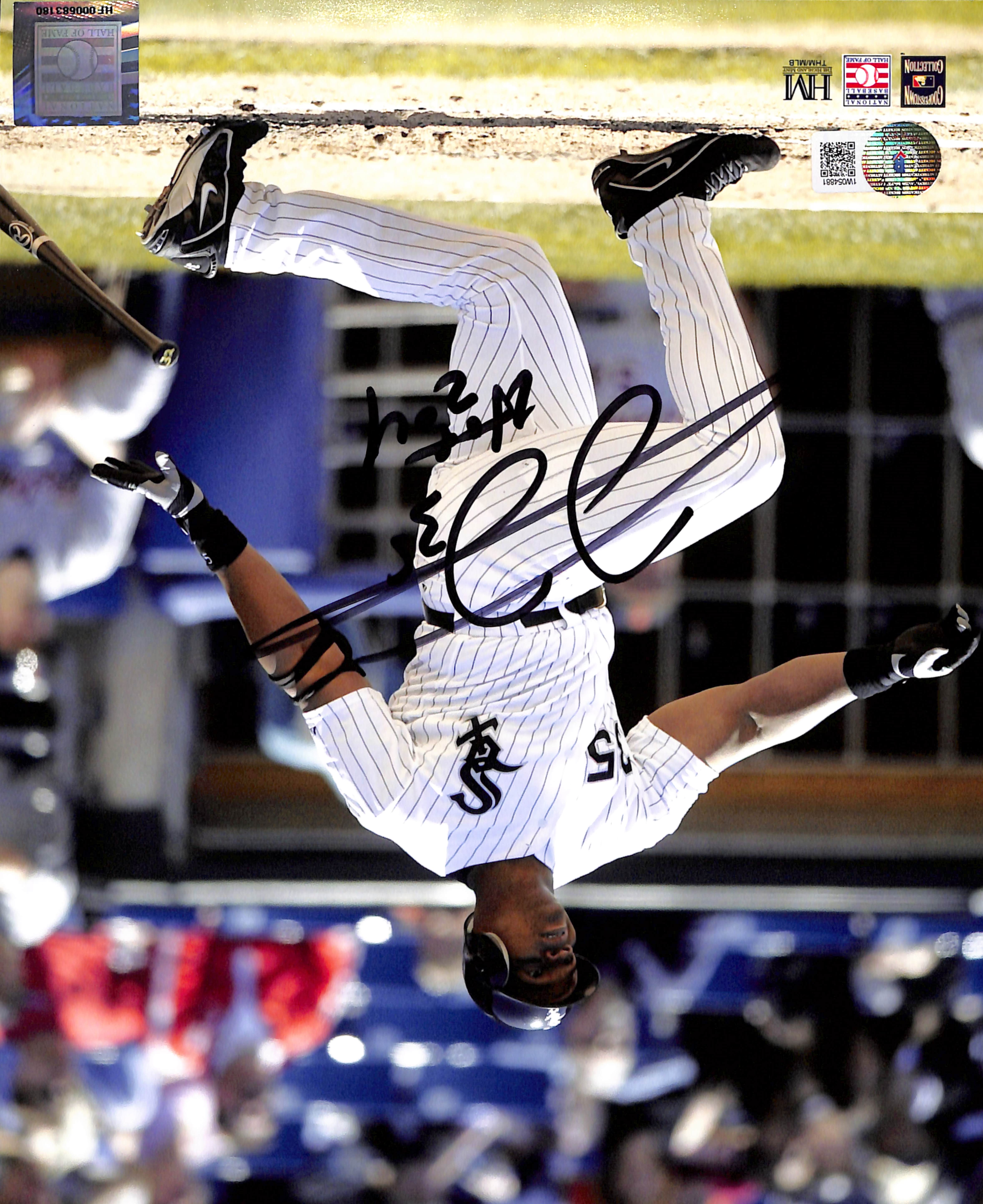 Frank Thomas Autographed Chicago White Sox 8x10 Photo Beckett 44500
