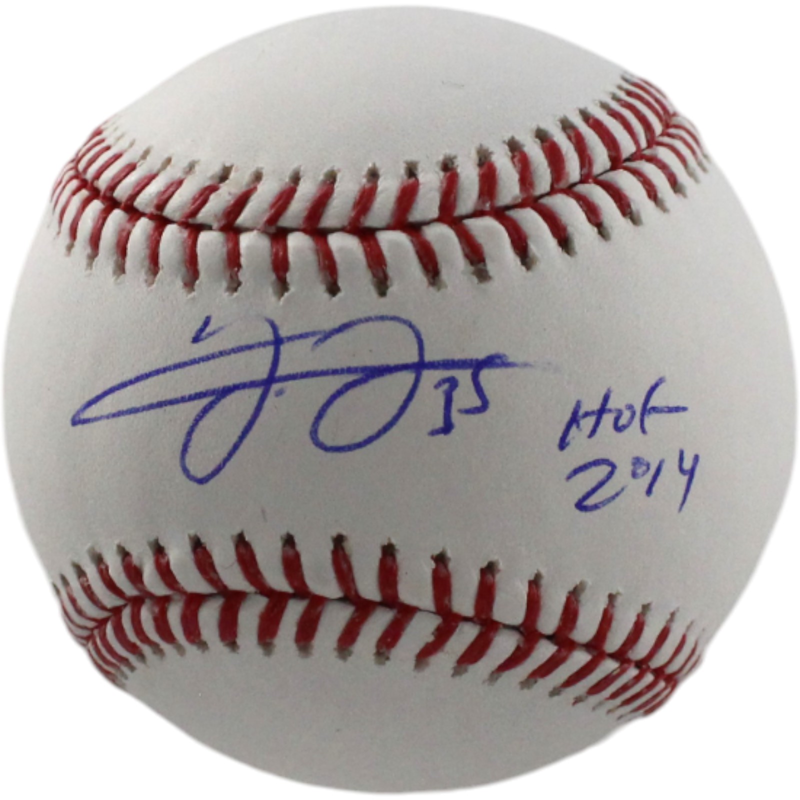 Frank Thomas Signed Chicago White Sox OML Baseball HOF Beckett 40578