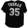 Frank Thomas Signed Chicago White Sox Majestic Black XL Jersey 521 HR JSA 25404