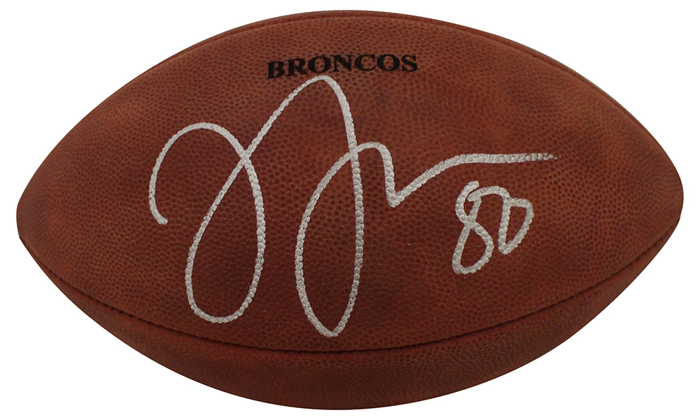 Julius Thomas Autographed Denver Broncos Team Issued Official Football BAS 28392