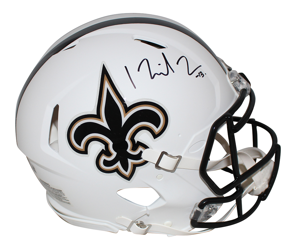 Michael Thomas Signed New Orleans Saints Authentic Flat White Helmet BAS