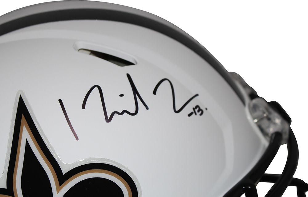 Michael Thomas Signed New Orleans Saints Authentic Flat White Helmet BAS