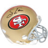 Soloman Thomas Autographed San Francisco 49ers Mini Helmet JSA 24623