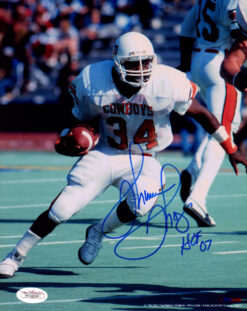 Thurman Thomas Autographed Oklahoma State Cowboys 8x10 Photo HOF JSA
