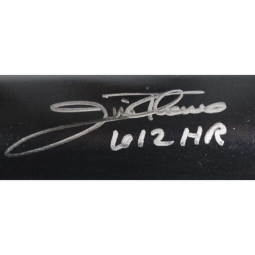 Jim Thome Autographed Cleveland Indians LS Game Model Bat 612 HR Beckett 50160