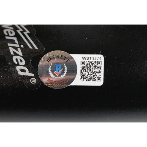 Jim Thome Autographed Cleveland Indians LS Game Model Bat 612 HR Beckett 50160