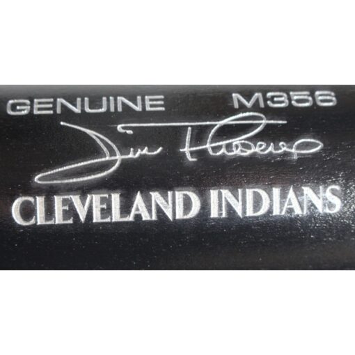 Jim Thome Autographed Cleveland Indians LS Game Model Bat 612 HR Beckett 50160