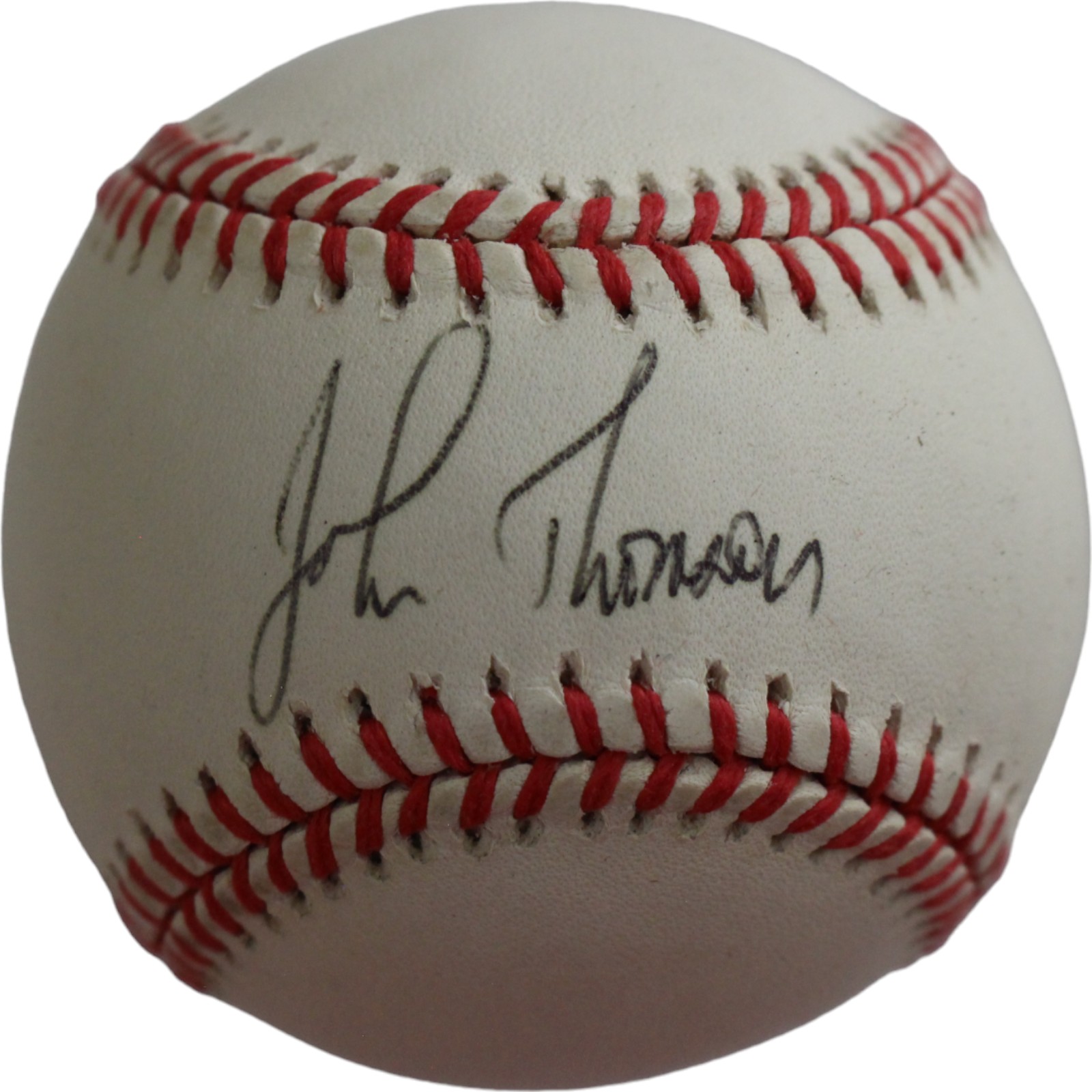 John Thomson Autographed National League Baseball Toning Beckett 44360