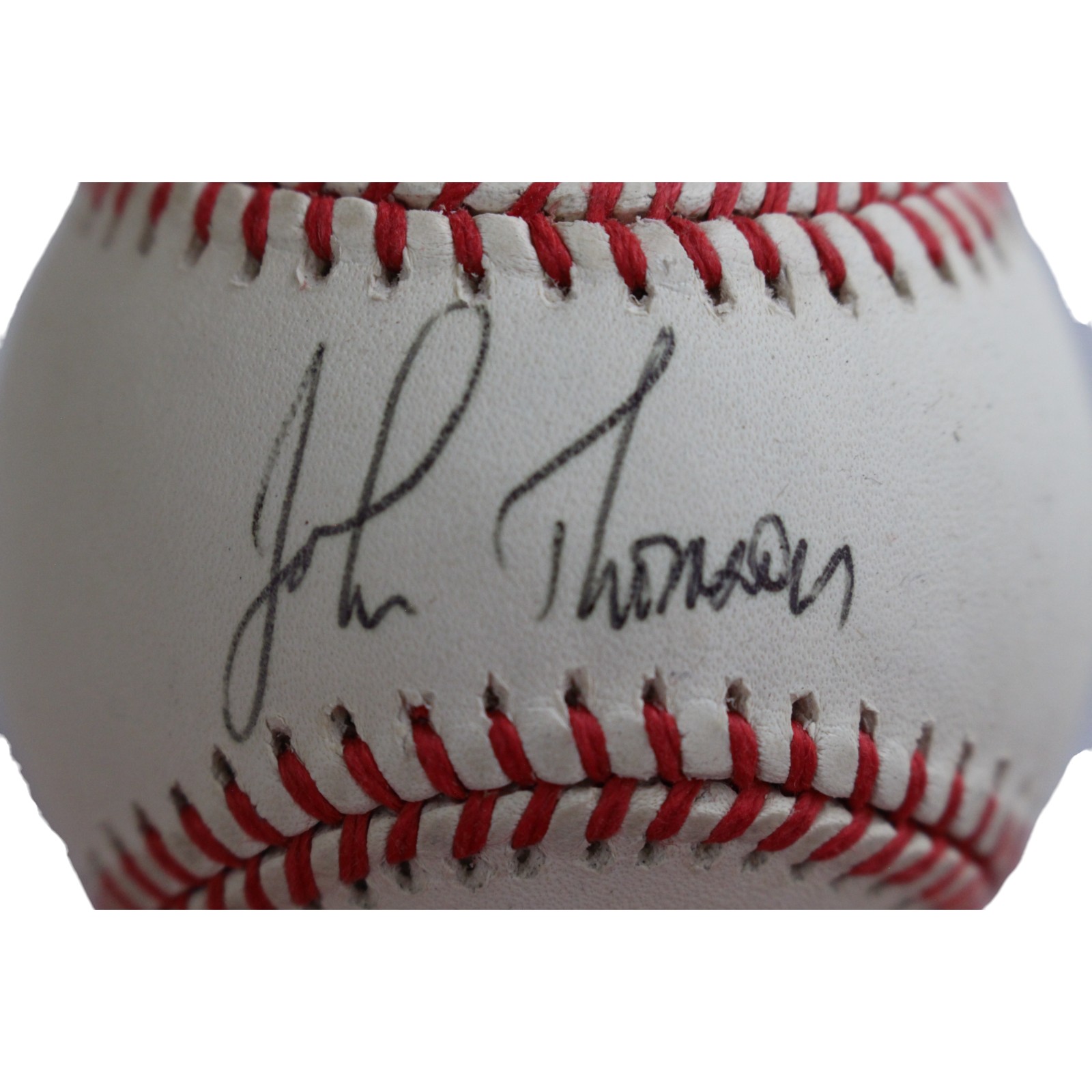 John Thomson Autographed National League Baseball Toning Beckett 44360