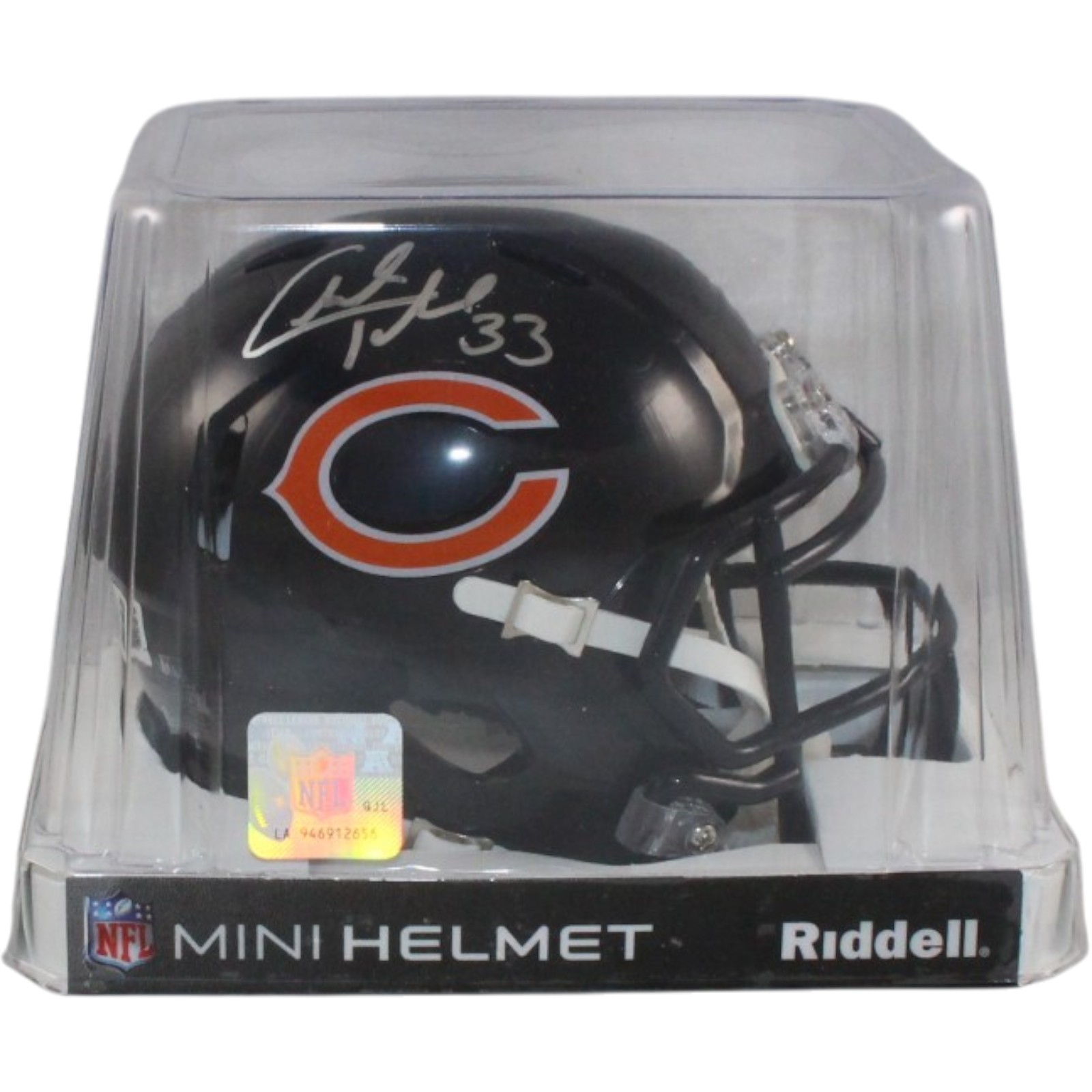 Charles Tillman Autographed Chicago Bears Mini Helmet Beckett Witness 56379 5 Charles Tillman Autographed Chicago Bears Mini Helmet Beckett Witness 56379