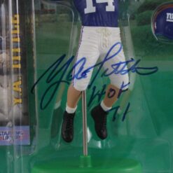 YA Tittle Autographed New York Giants 1998 Starting Line Up HOF Beckett 54985