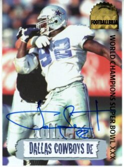 Tony Tolbert Autographed Dallas Cowboys 1996 Collector's Edge #DCA-7 Card 55972