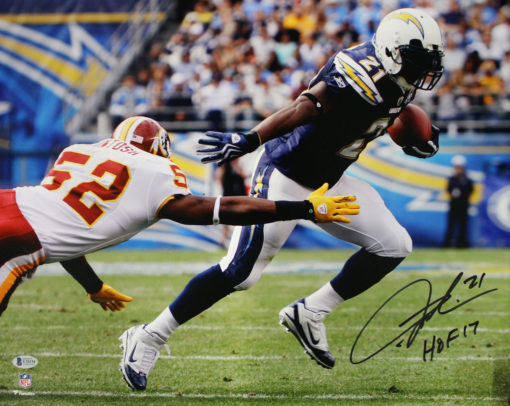 Ladainian Tomlinson Autographed San Diego Chargers 16x20 Photo HOF BAS 29274