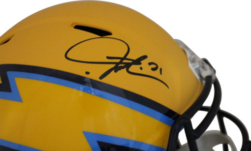 LaDainian Tomlinson Signed San Diego Chargers AMP Replica Helmet BAS 25163