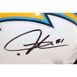LaDainian Tomlinson Signed San Diego Chargers Helmet Pro 07 TB Beckett WIT 58751