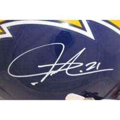 LaDainian Tomlinson Signed San Diego Chargers Helmet Pro 74 TB Beckett WIT 58772