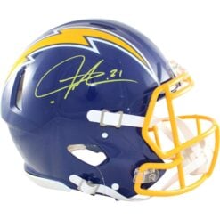 LaDainian Tomlinson Signed San Diego Chargers Helmet Proline 74-85 TB BAS 58738