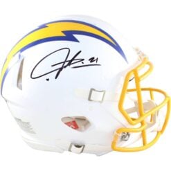 LaDainian Tomlinson Signed San Diego Chargers Helmet Pro Rush Beckett WIT 58779