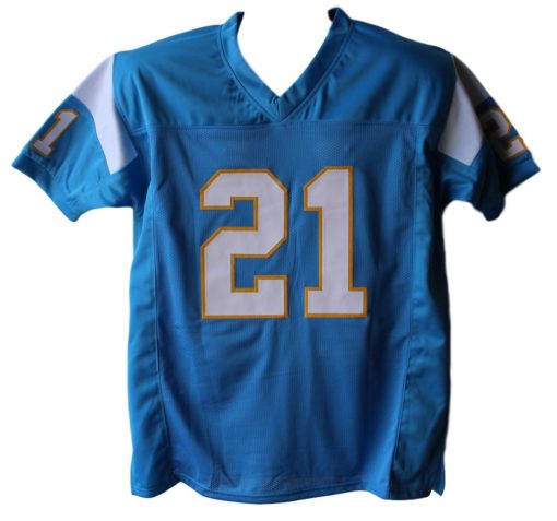 LaDainian Tomlinson Signed San Diego Chargers Blue XL Jersey HOF JSA