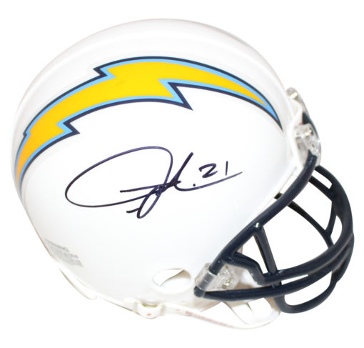 Ladainian Tomlinson Autographed San Diego Chargers Mini Helmet BAS 27256
