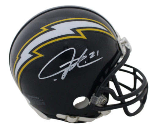 Ladainian Tomlinson Autographed San Diego Chargers Mini Helmet JSA 24656