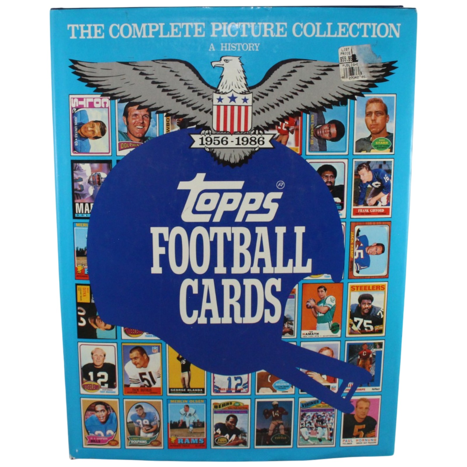 Topps "1956-1986" Topps Football Cards Complete Picture Collection Book 55904