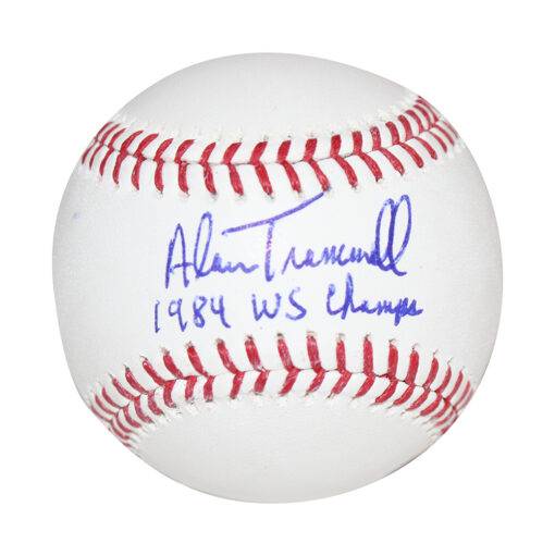 Alan Trammell Autographed Detroit Tigers Baseball WS Champs Beckett