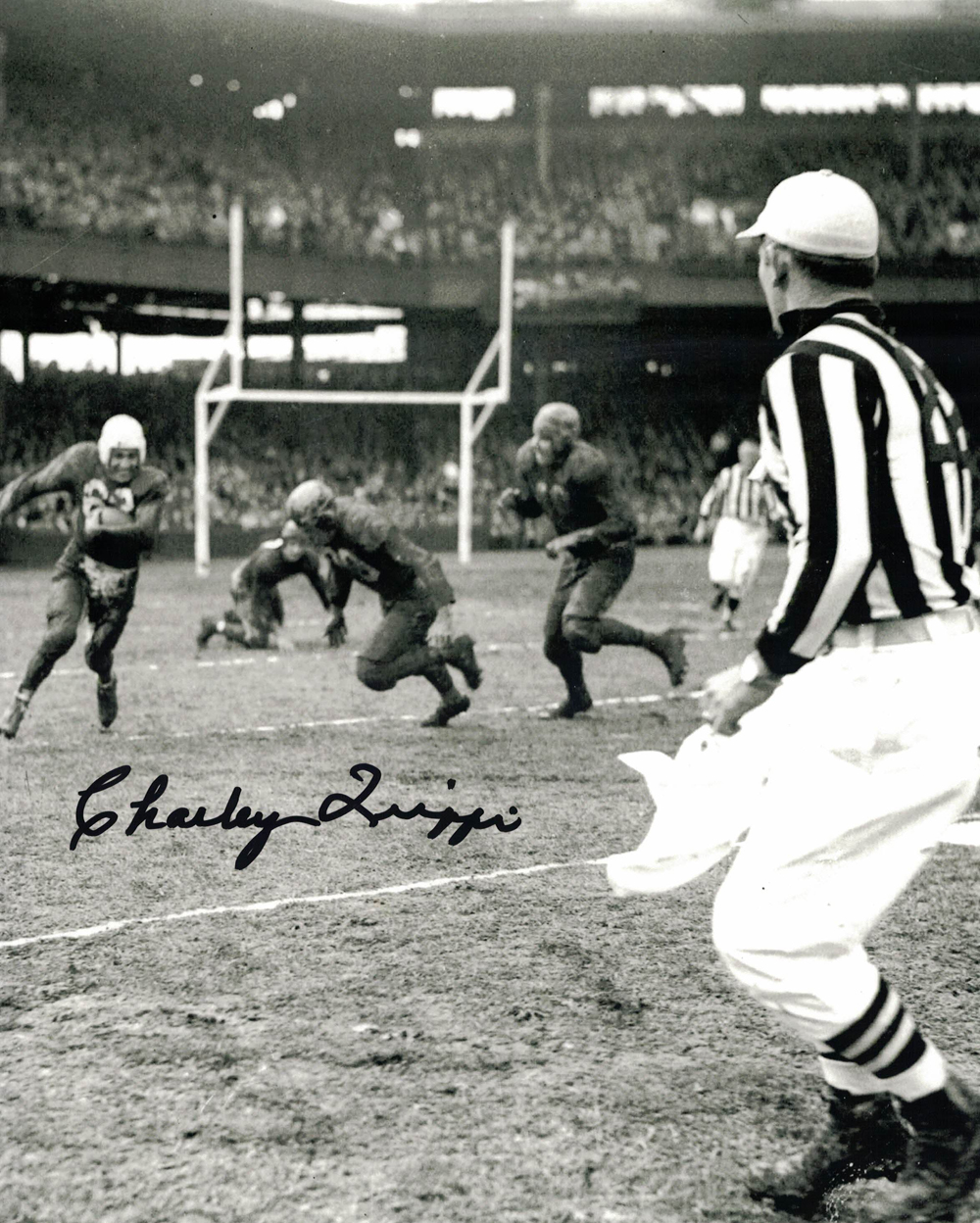 Charley Trippi Autographed/Signed Chicago Cardinals 8x10 Photo 30214