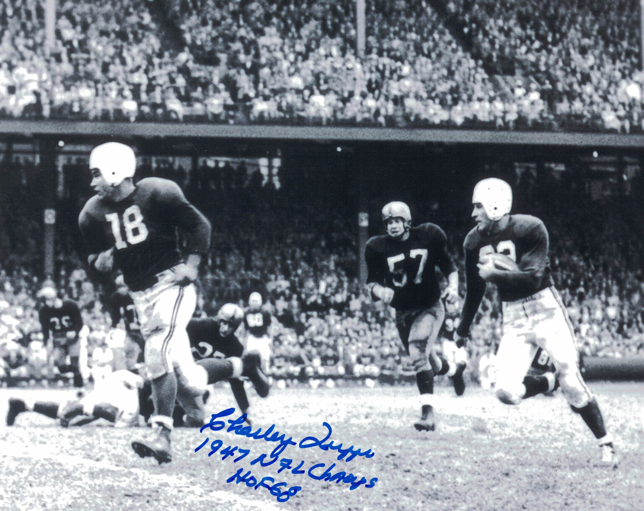 Charley Trippi Autographed Chicago Cardinals 8x10 Photo NFL Champs 27974