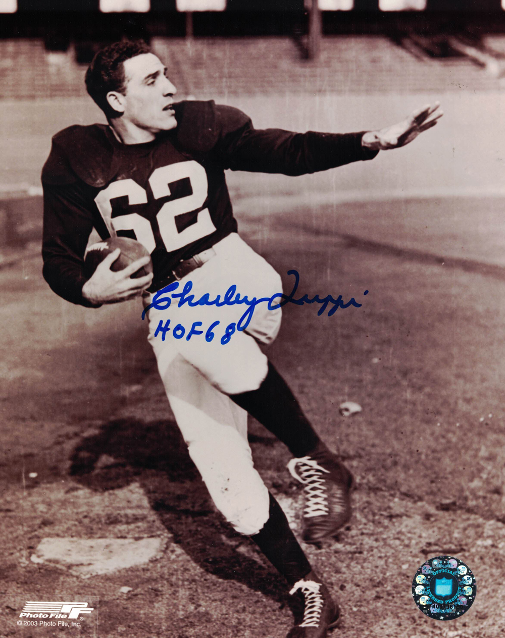 Charley Trippi Autographed/Signed Chicago Cardinals 8x10 Photo 27972