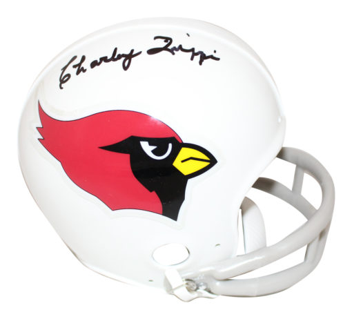 Charlie Trippi Autographed/Signed Arizona Cardinals 2Bar Mini Helmet BAS 27397