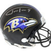 Justin Tucker Autographed/Signed Baltimore Ravens Mini Helmet BAS 24486