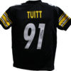 Stephon Tuitt Autographed/Signed Pro Style Black XL Jersey JSA 25128