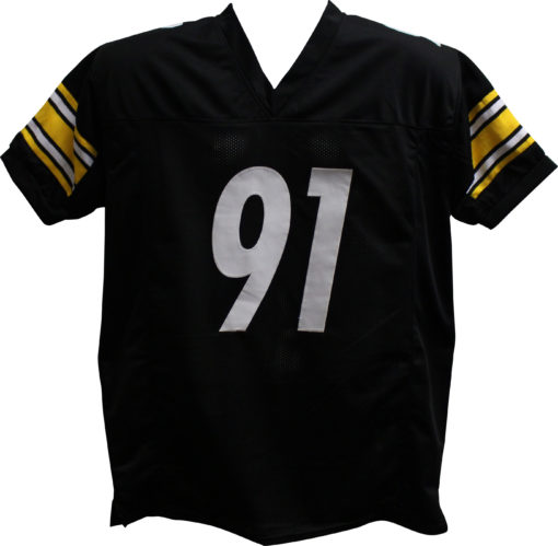 Stephon Tuitt Autographed/Signed Pro Style Black XL Jersey JSA 25128