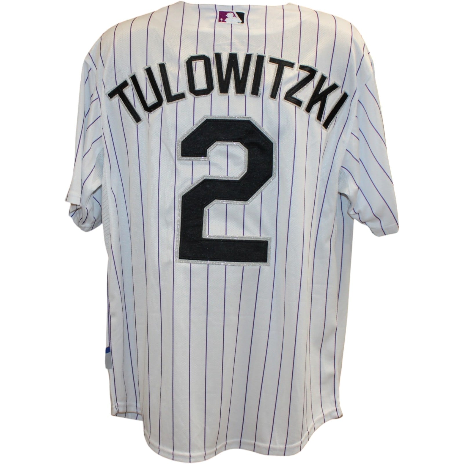 Troy Tulowitzki Colorado Rockies Majestic Brand White Jersey Size 50 58398