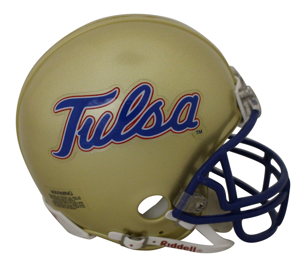 Tulsa Golden Hurricanes Replica Mini Helmet 26338 Denver Autographs