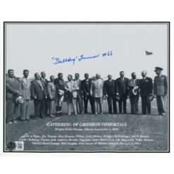 Clyde Bulldog Turner Autographed Chicago Bears 8x10 Photo Beckett 45629