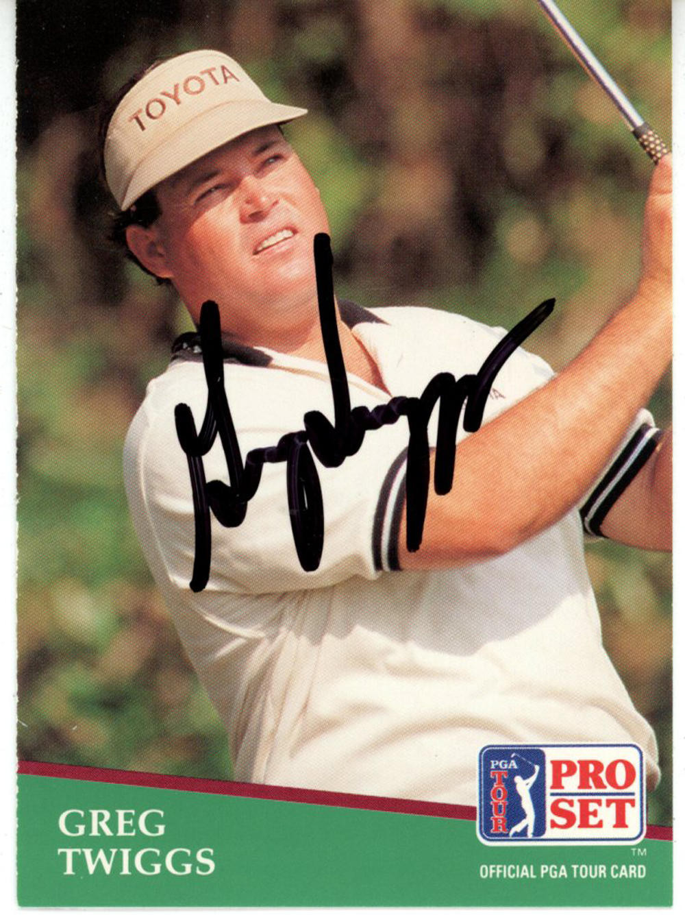 Greg Twiggs Autographed 1991 Pro Set #191 Trading Card Beckett 44914