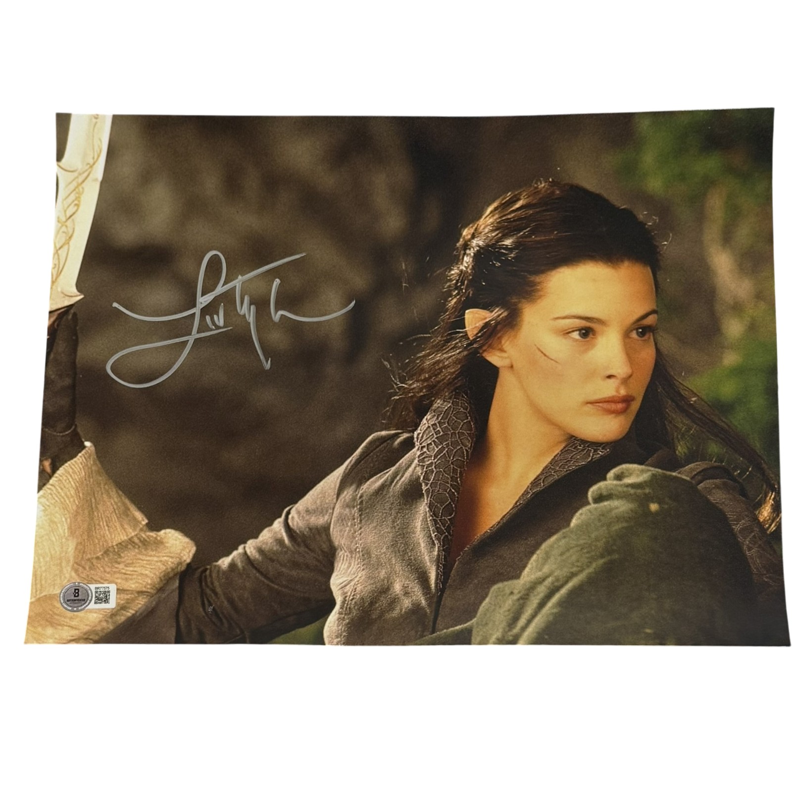 Liv Tyler Autographed/Signed Lord of the Rings 11x14 Photo Beckett 54383