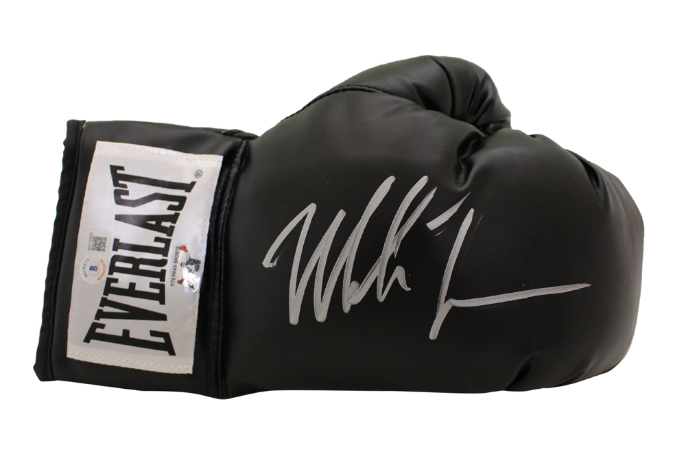 Mike Tyson Autographed/Signed Black Right Handed Boxing Glove Beckett