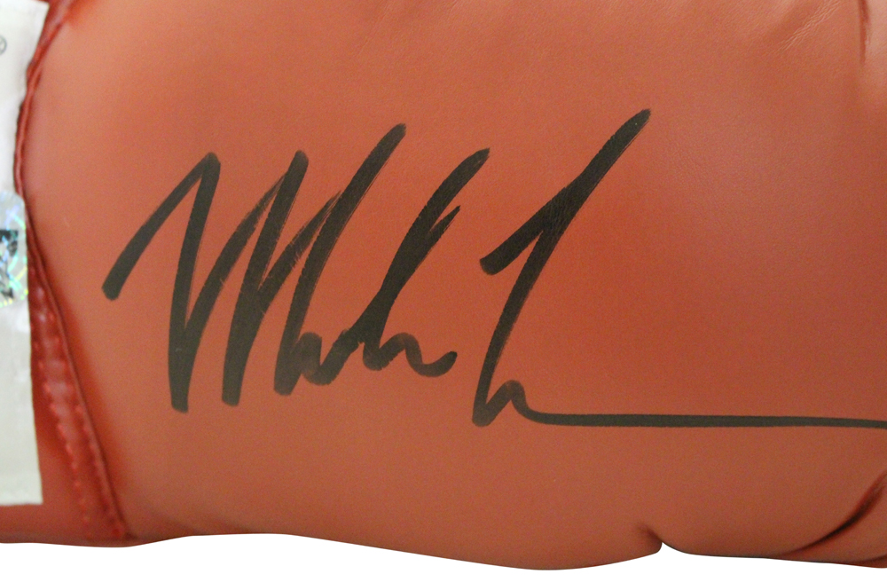 Mike Tyson Autographed/Signed Red Right Handed Boxing Glove Beckett