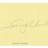 Johnny Unitas Autographed/Signed Baltimore Colts Index Card BAS 27078