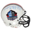 Johnny Unitas Autographed/Signed Hall Of Fame Mini Helmet HOF BAS 32195