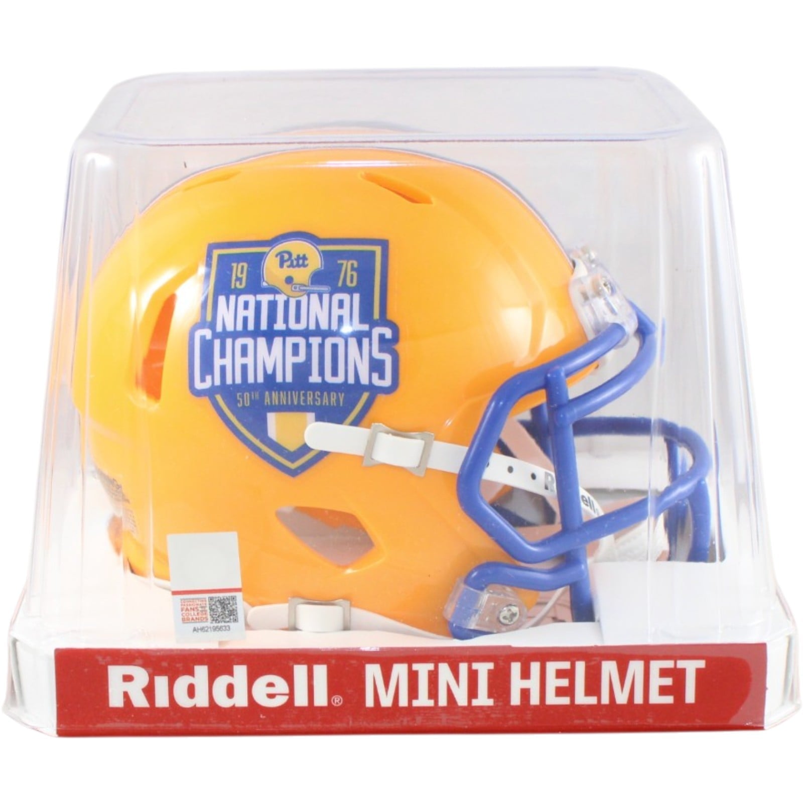 University of Pittsburgh Panthers Riddell New in Box Mini Helmet 50 year 58488 3 University of Pittsburgh Panthers Riddell New in Box Mini Helmet 50 year 58488