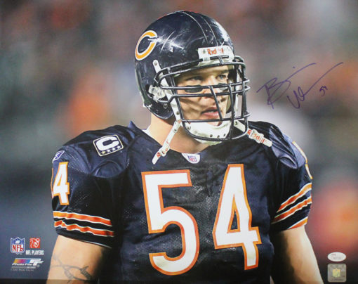 Brian Urlacher Autographed/Signed Chicago Bears 16x20 Photo JSA