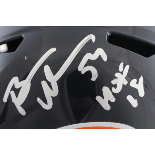 Brian Urlacher Autographed Chicago Bears F/S Helmet HOF Beckett Witness 49241