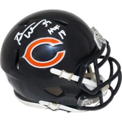 Brian Urlacher Autographed Chicago Bears HOF Mini Helmet Beckett