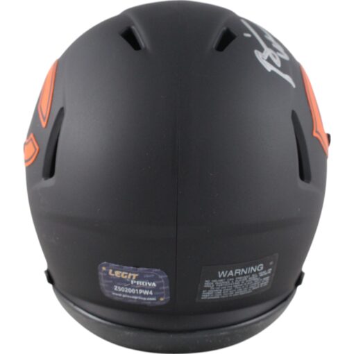 Brian Urlacher Autographed Chicago Bears Eclipse Mini Helmet HOF Beckett 49256
