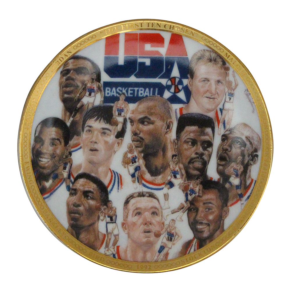 Team USA Basketball First Ten Chosen Collectible Mini Plate 32252