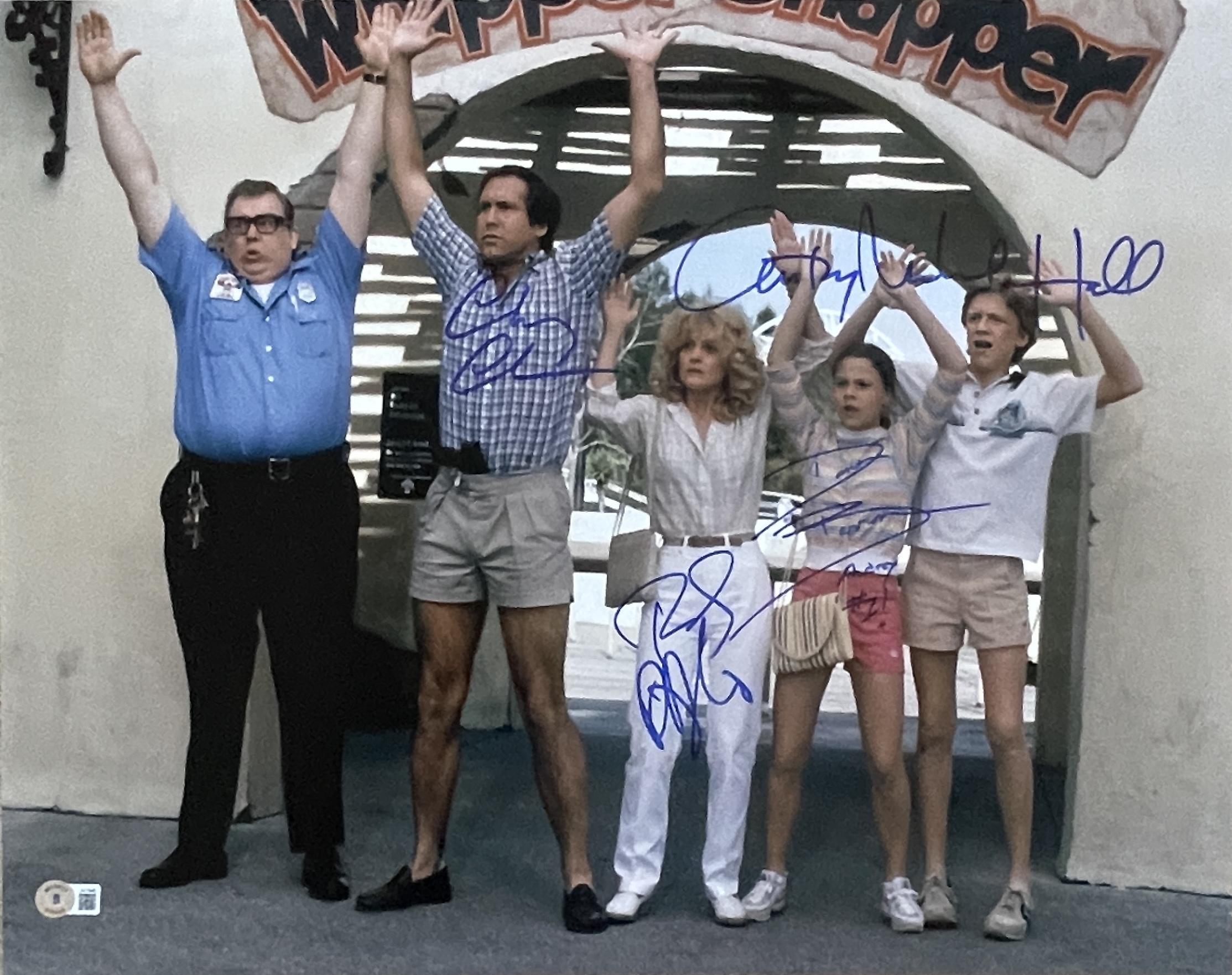 Vacation (4) Chase, D'Angelo, Hall & Barron Signed 16x20 Photo BAS 